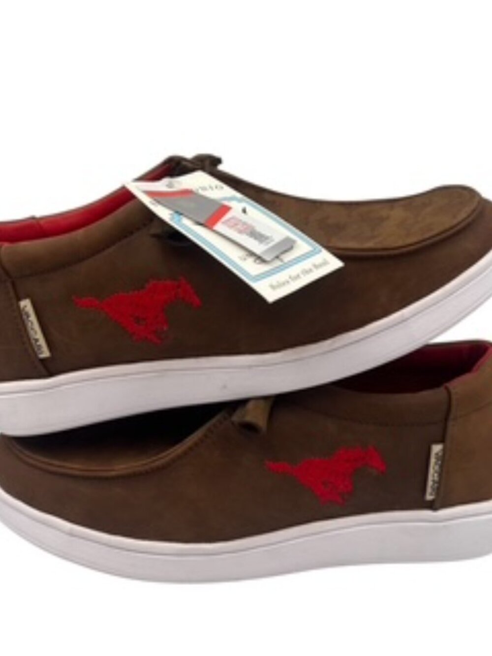 NEW Vaccari Men’s Shoes Size 9 Women's 10.5 SMU Mustangs NWT